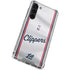 NBA Los Angeles Clippers Team Jersey Galaxy S24 FE Clear Case